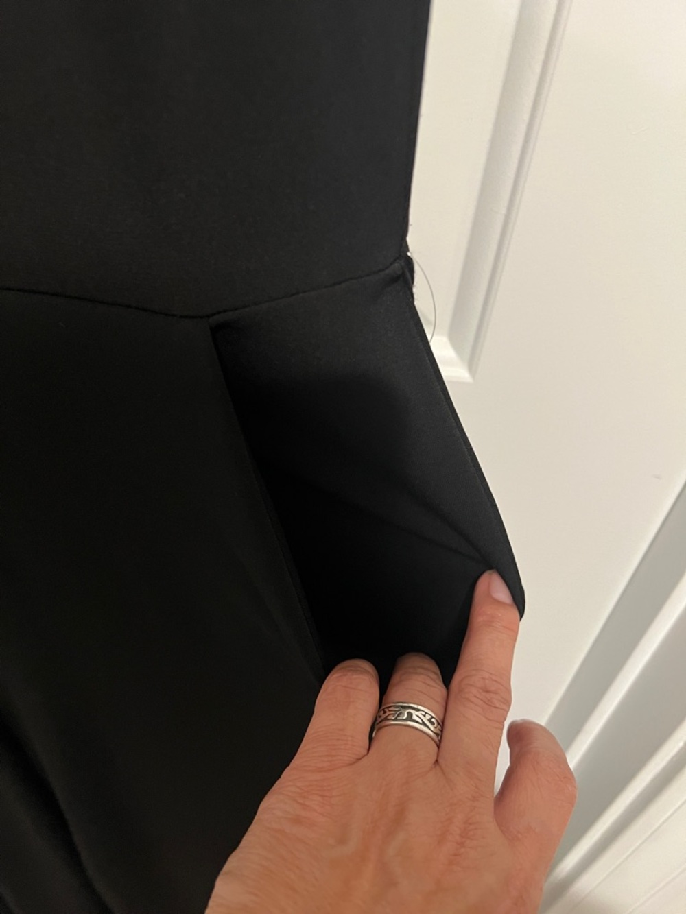 MICHAEL Michael Kors Black Jumpsuit with Gold Hardware and belt - Picture 8 of 12